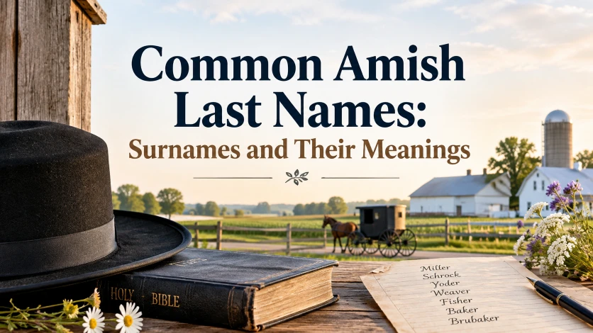 common amish last names