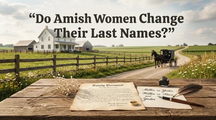 Do Amish Women Change Their Last Names?