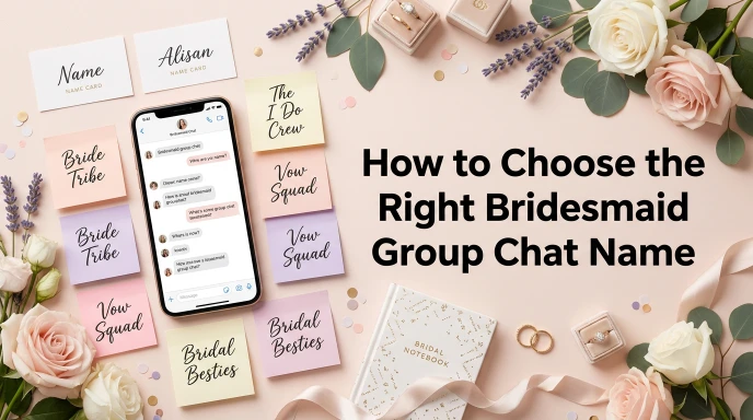 How to Choose the Right Bridesmaid Group Chat Name