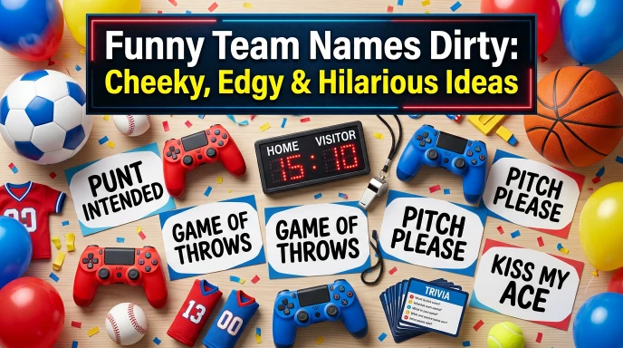 funny team names dirty