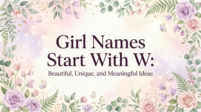 girl names start with w
