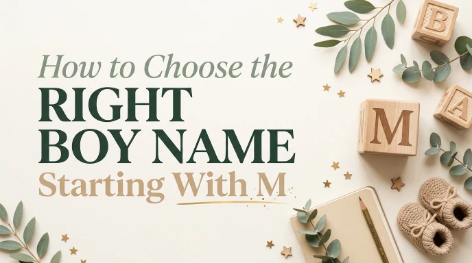 How to Choose the Right Boy Name Starting With M