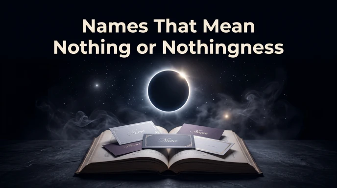 Names That Mean Nothing or Nothingness