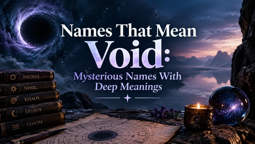 names that mean void
