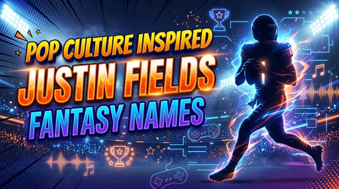 Pop Culture Inspired Justin Fields Fantasy Names