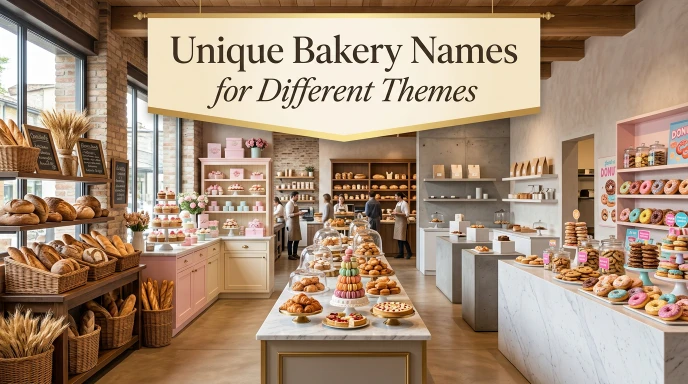 Unique Bakery Names for Different Themes